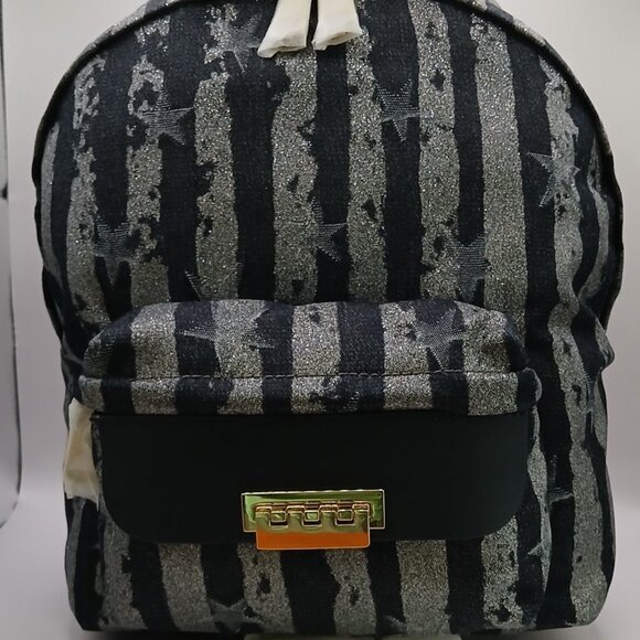 Zac Posen Eartha Iconic Stud Denim Backpack